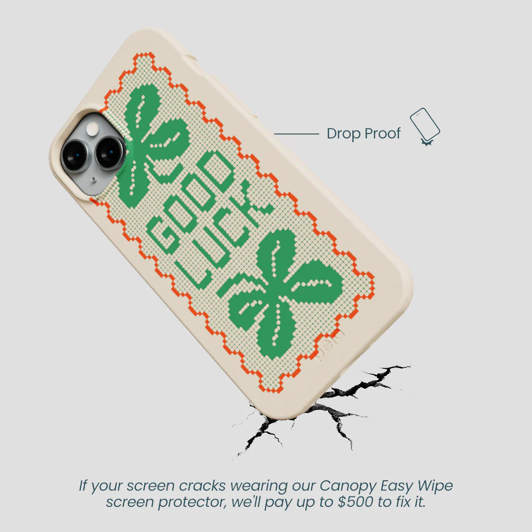 Seashell Good Luck Lace iPhone 15 Plus Case - Image 5