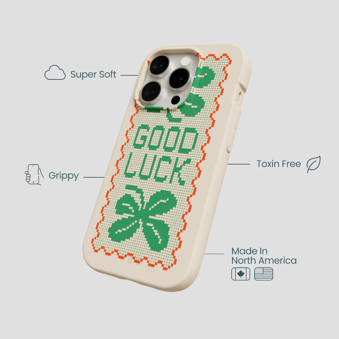 Seashell Good Luck Lace iPhone 15 Pro Case - Image 4