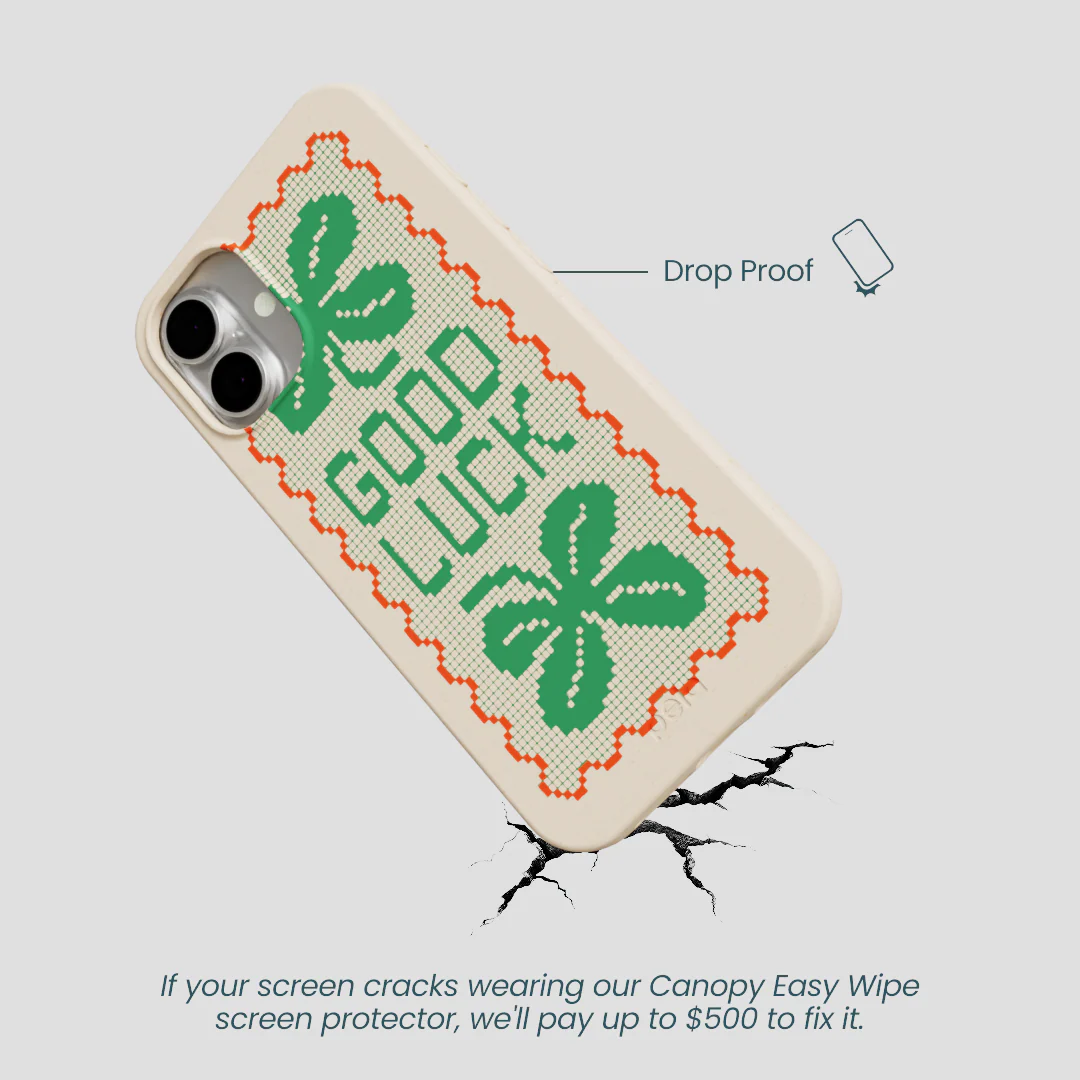 Seashell Good Luck Lace iPhone 16 Plus Case - Image 5