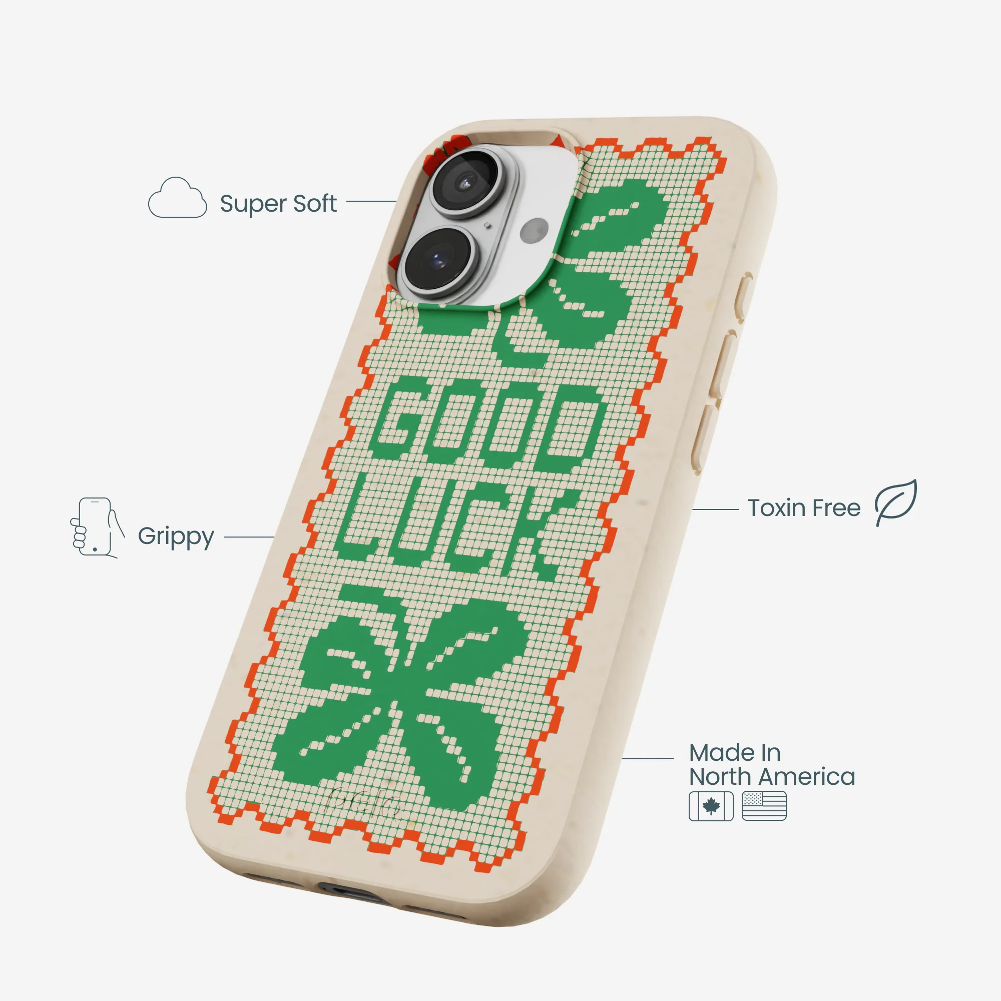 Seashell Good Luck Lace iPhone 17 Case - Image 4