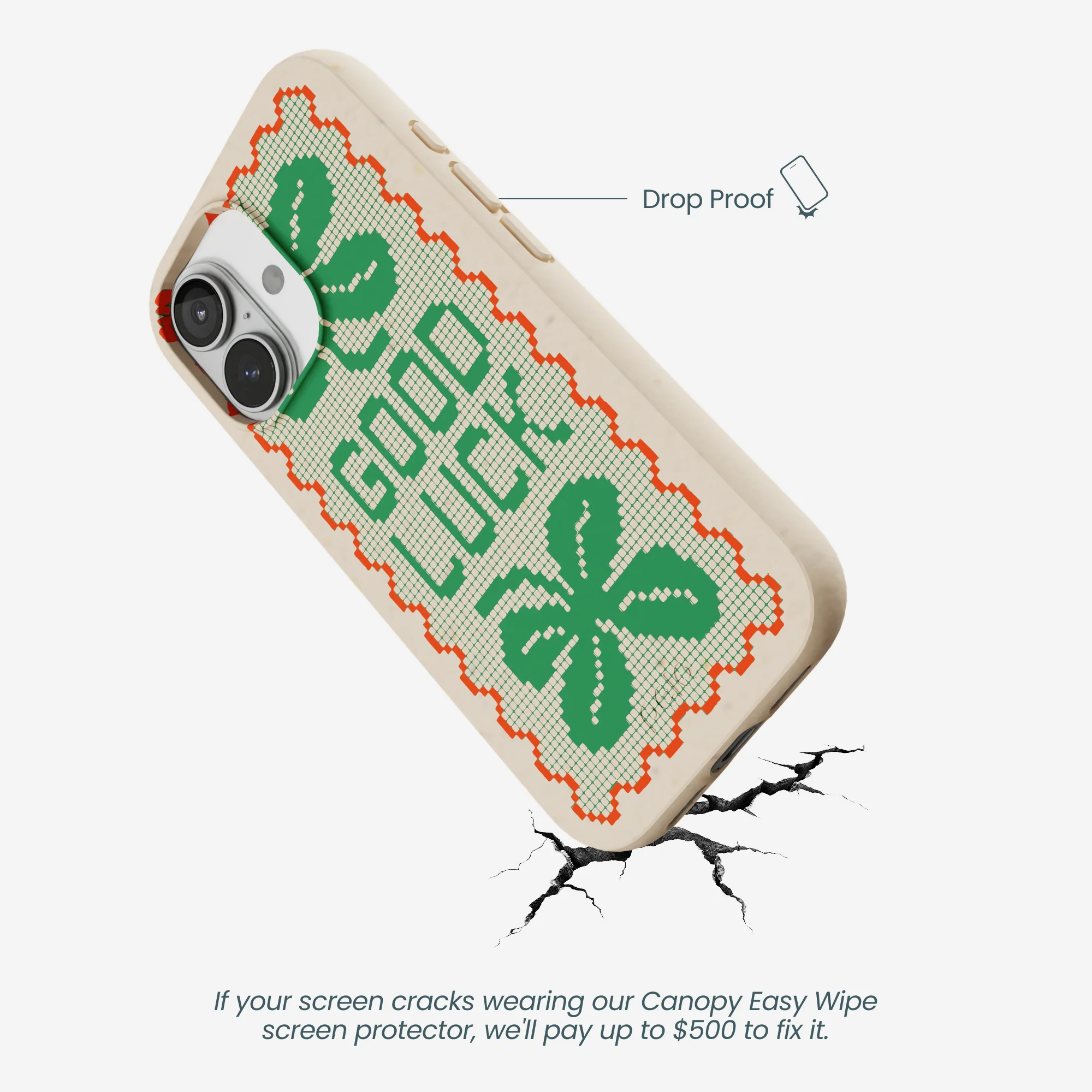 Seashell Good Luck Lace iPhone 17 Case - Image 5