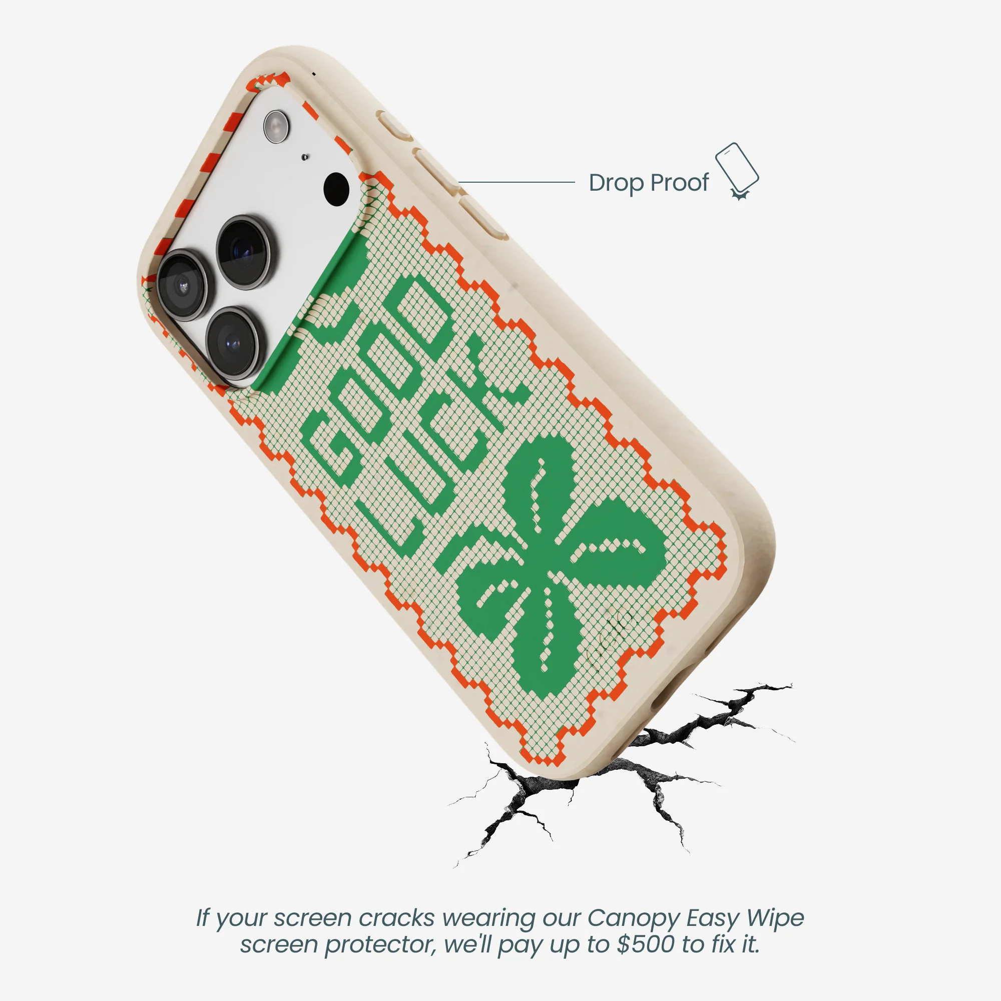 Seashell Good Luck Lace iPhone 17 Pro Case - Image 5