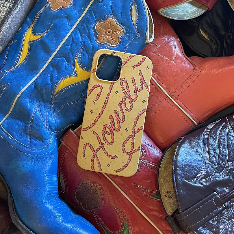 Seashell Good Luck Lace iPhone XR Case - Image 8