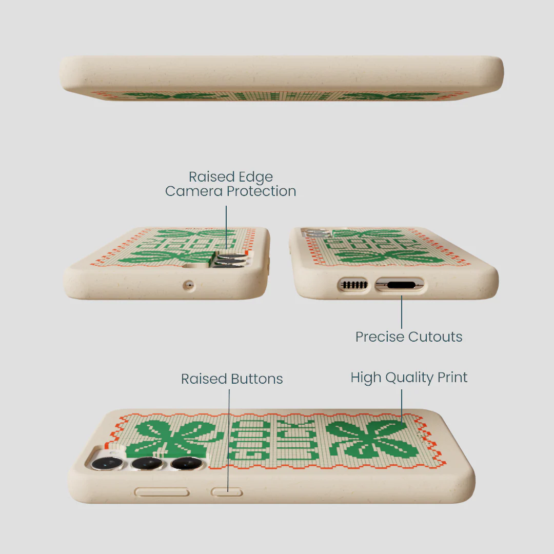 Seashell Good Luck Lace Samsung Galaxy S23+(Plus) Case - Image 3