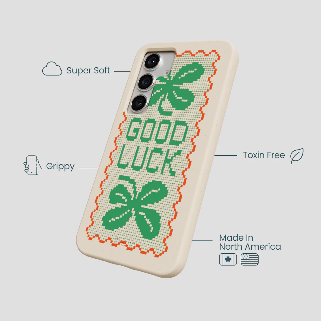 Seashell Good Luck Lace Samsung Galaxy S25 Case - Image 4