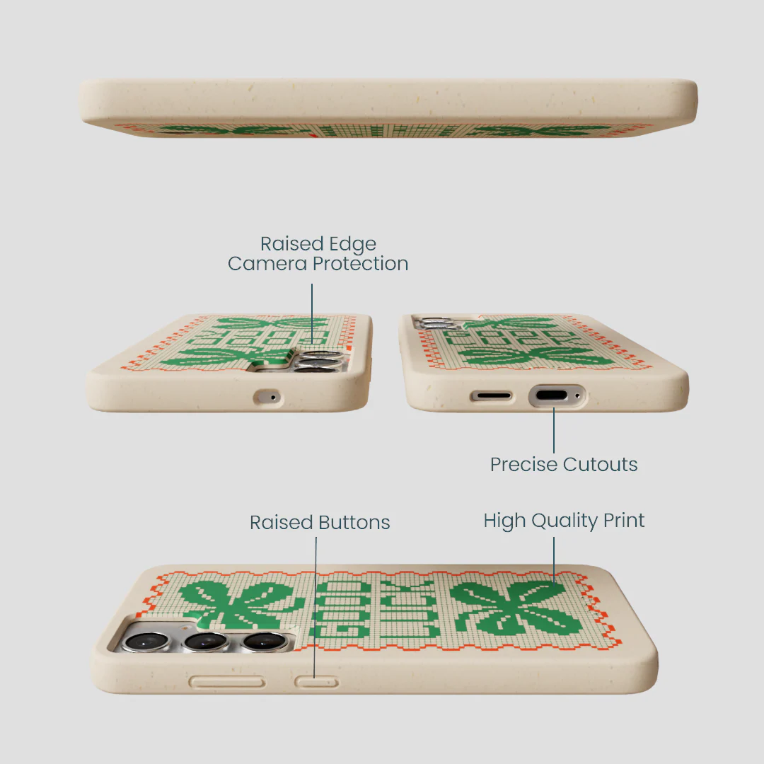 Seashell Good Luck Lace Samsung Galaxy S25+(Plus) Case - Image 3