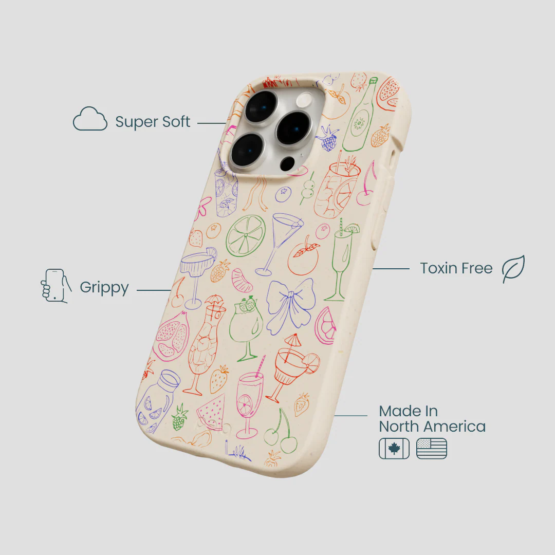 Seashell Happy Hour iPhone 14 Pro Case - Image 4