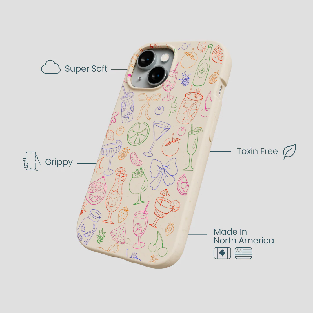 Seashell Happy Hour iPhone 15 Case - Image 4