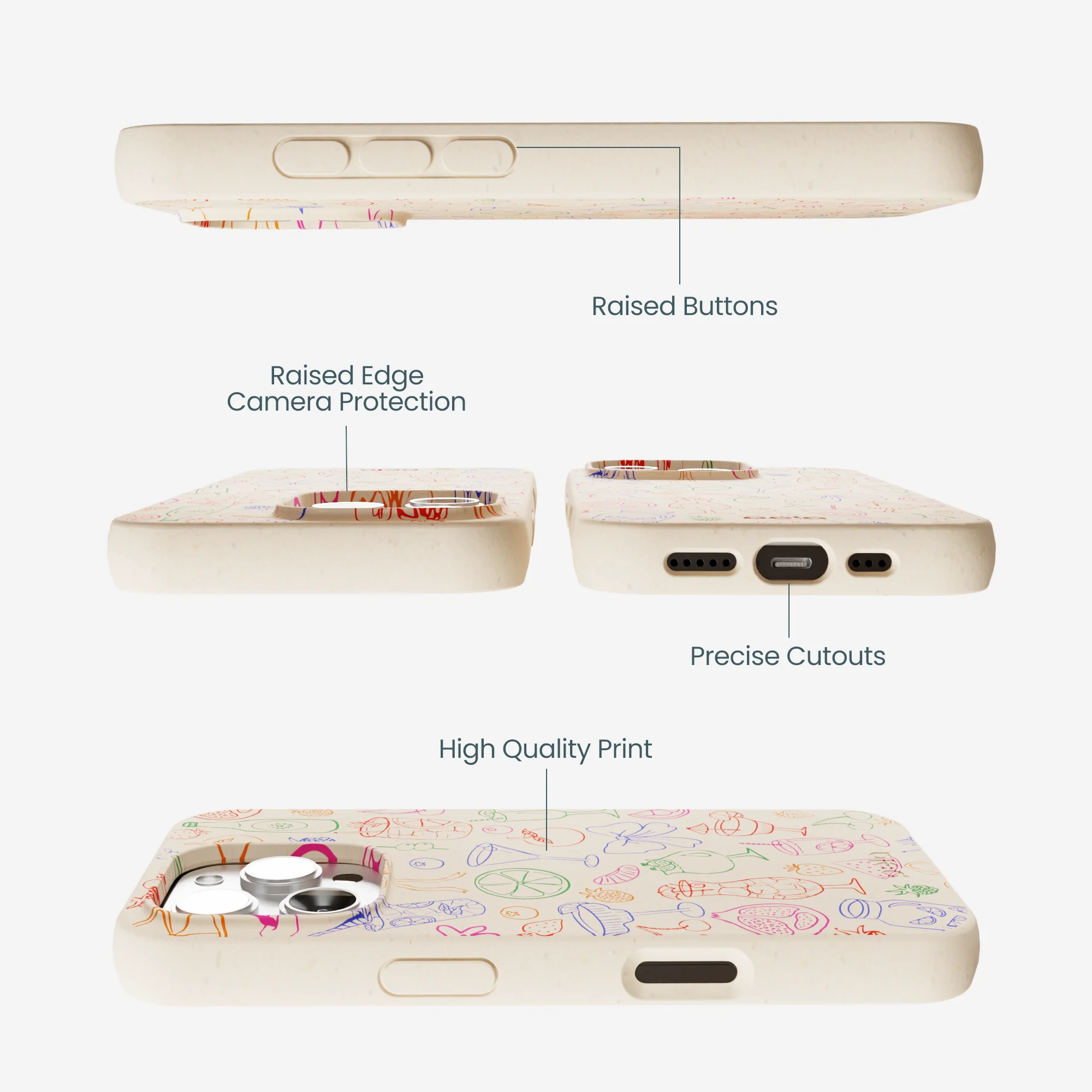 Seashell Happy Hour iPhone 16 Pro Max Case - Image 3