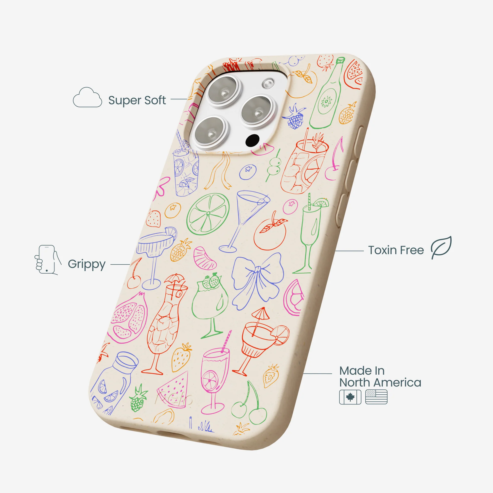 Seashell Happy Hour iPhone 16 Pro Max Case - Image 4