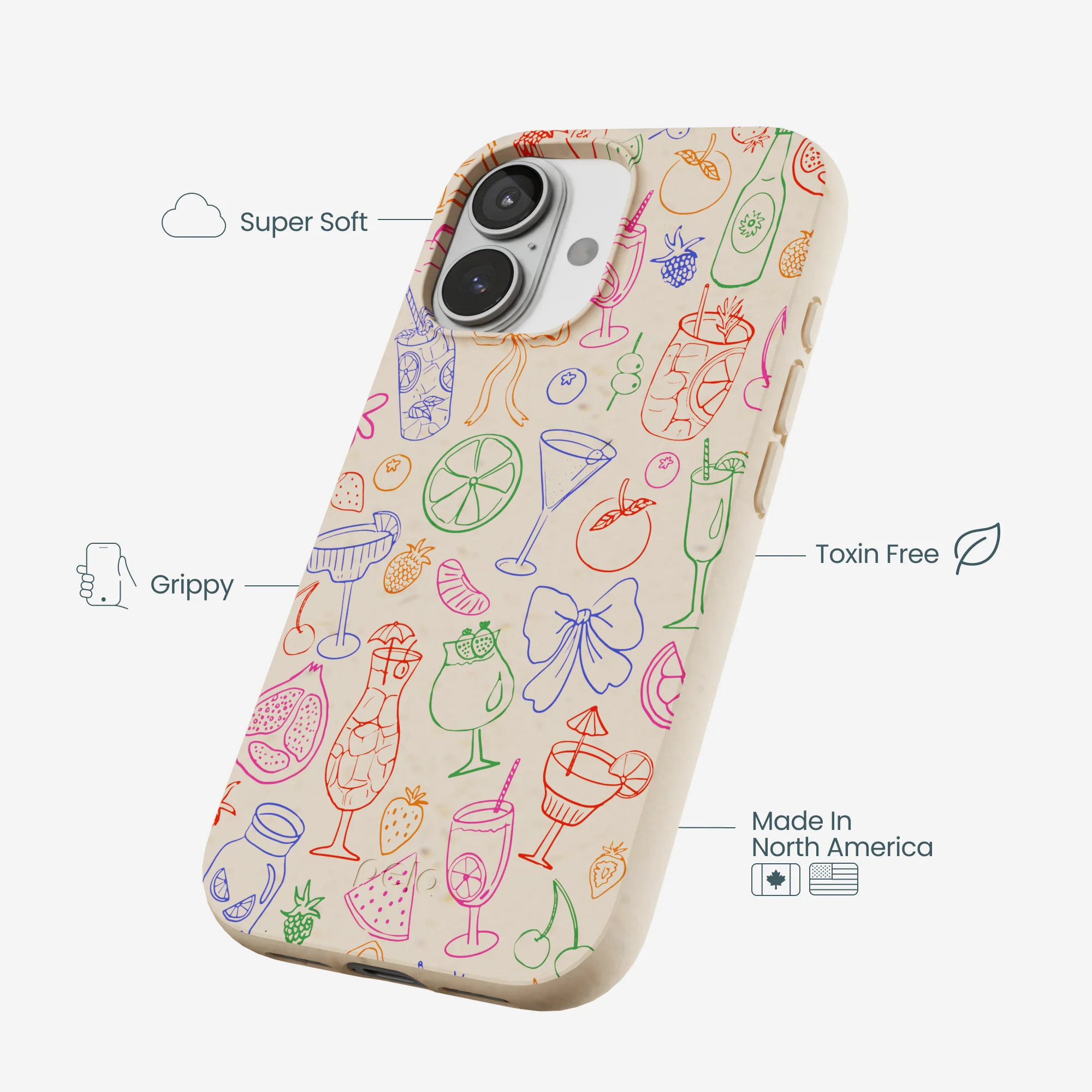 Seashell Happy Hour iPhone 17 Case - Image 4