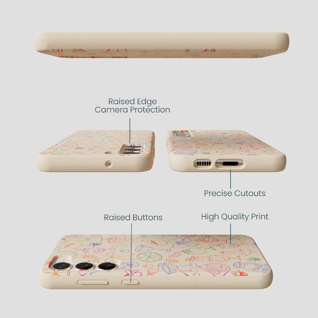 Seashell Happy Hour Samsung Galaxy S23+(Plus) Case - Image 3