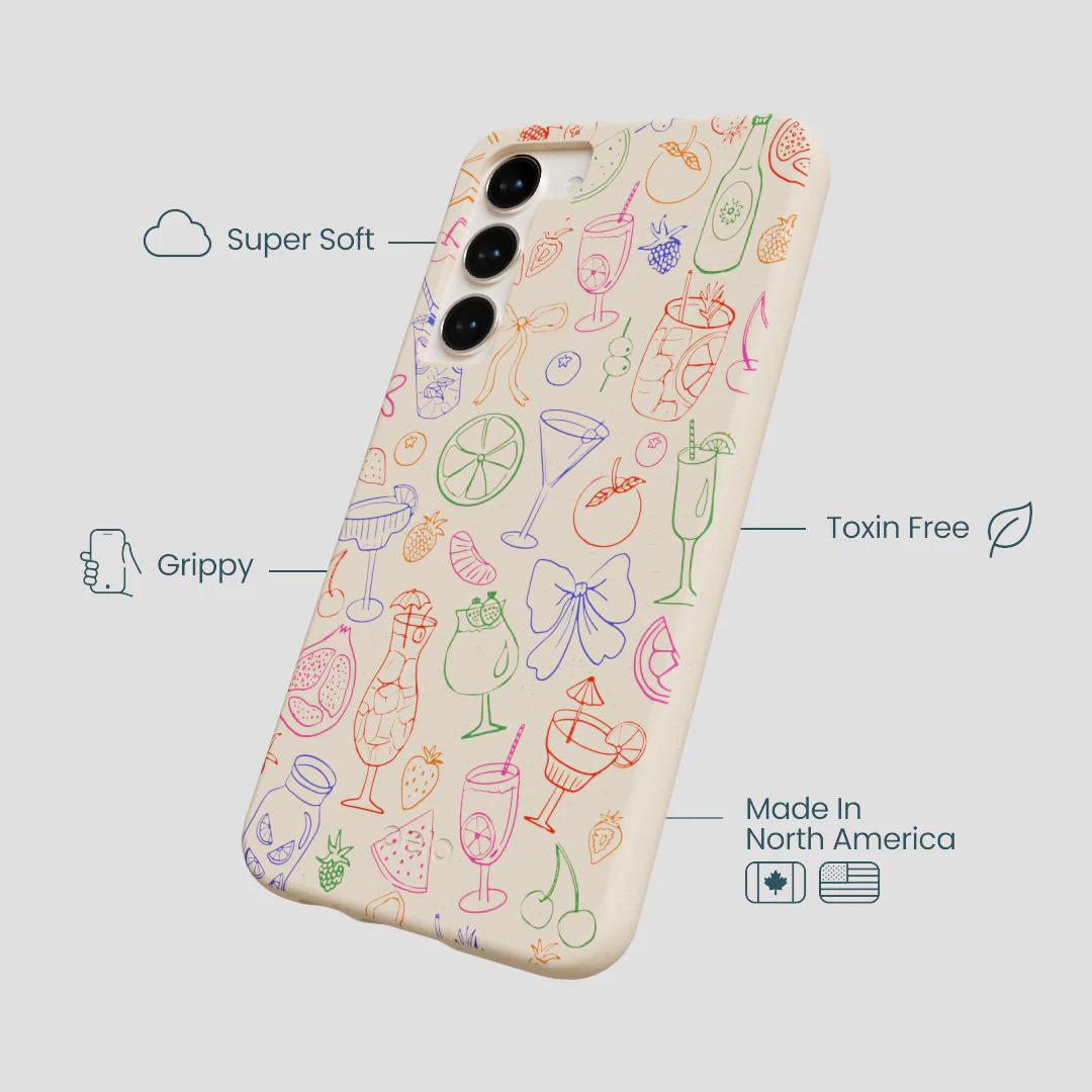 Seashell Happy Hour Samsung Galaxy S24+(Plus) Case - Image 4