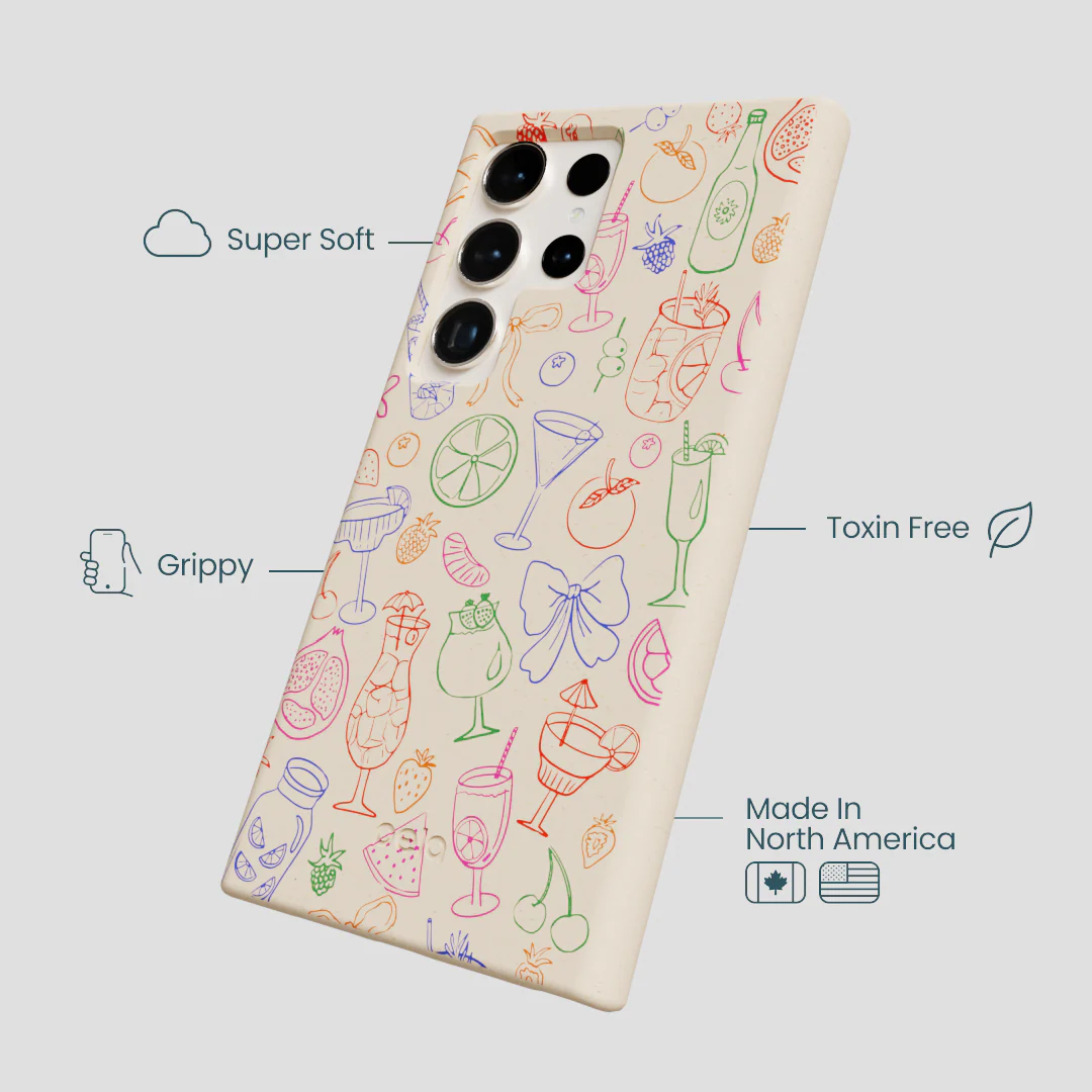 Seashell Happy Hour Samsung Galaxy S24 Ultra Case - Image 4
