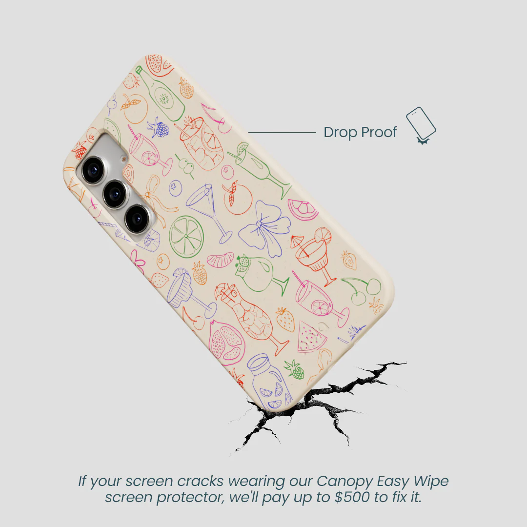 Seashell Happy Hour Samsung Galaxy S25 Case - Image 5