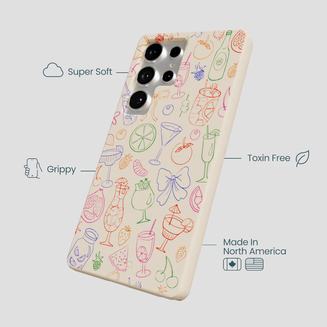 Seashell Happy Hour Samsung Galaxy S25 Ultra Case - Image 4