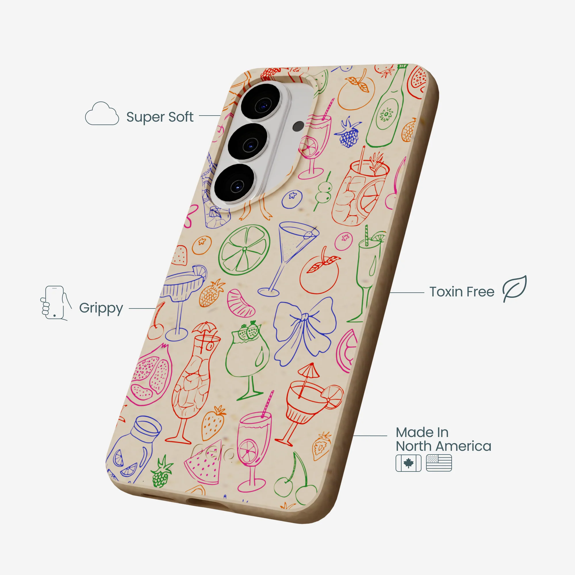 Seashell Happy Hour Samsung Galaxy S26 Case - Image 4