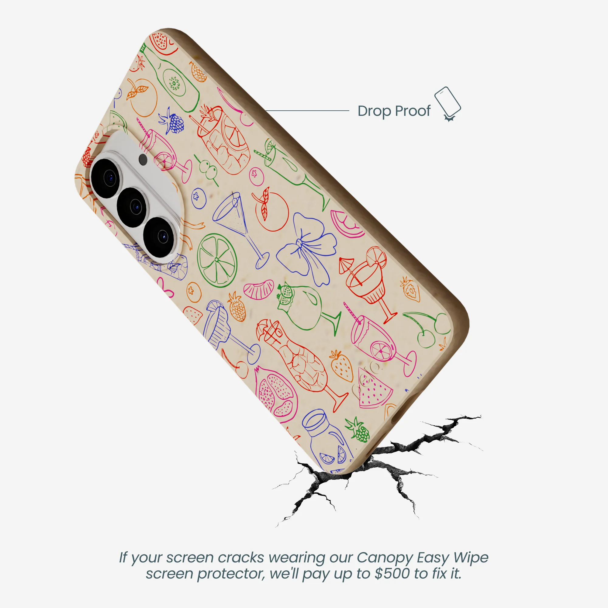 Seashell Happy Hour Samsung Galaxy S26 Case - Image 5