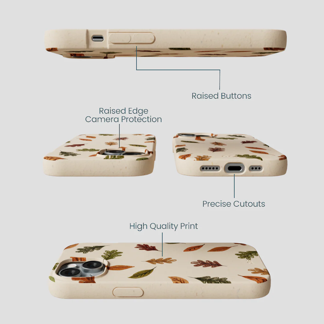 Seashell Harvest Hues iPhone 14 Case - Image 3