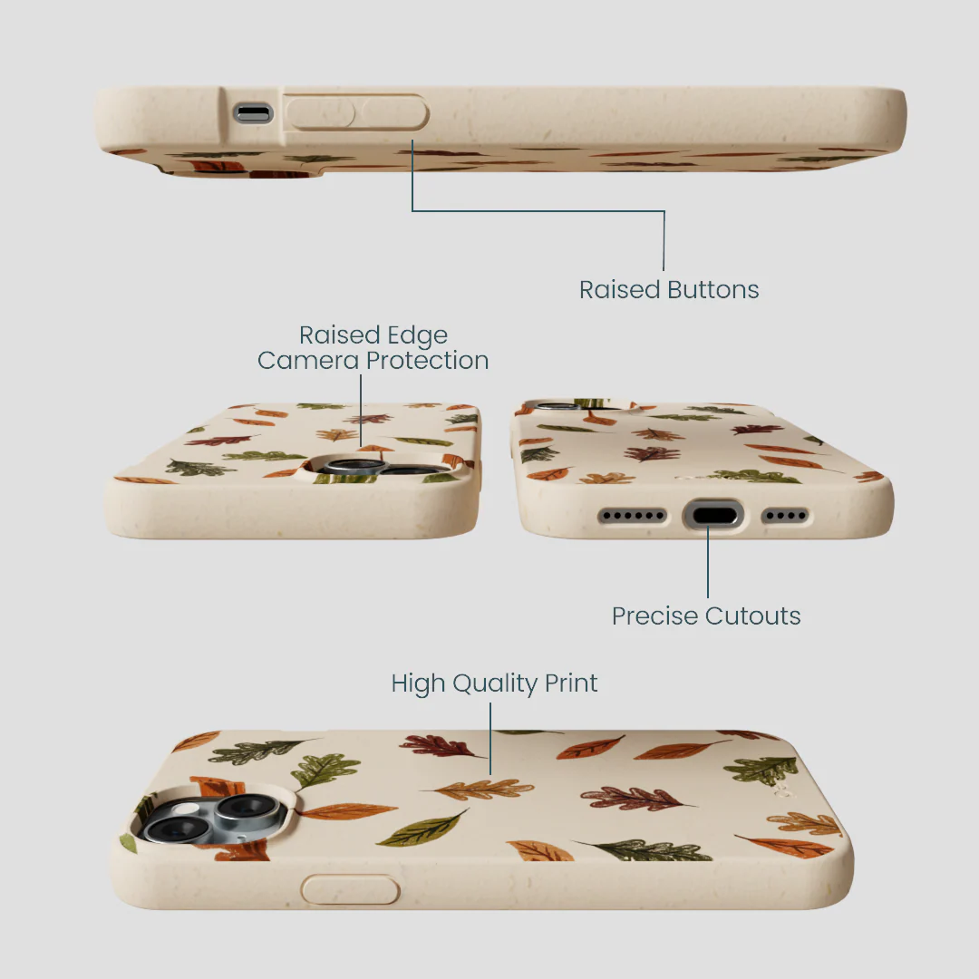 Seashell Harvest Hues iPhone 14 Plus Case - Image 3