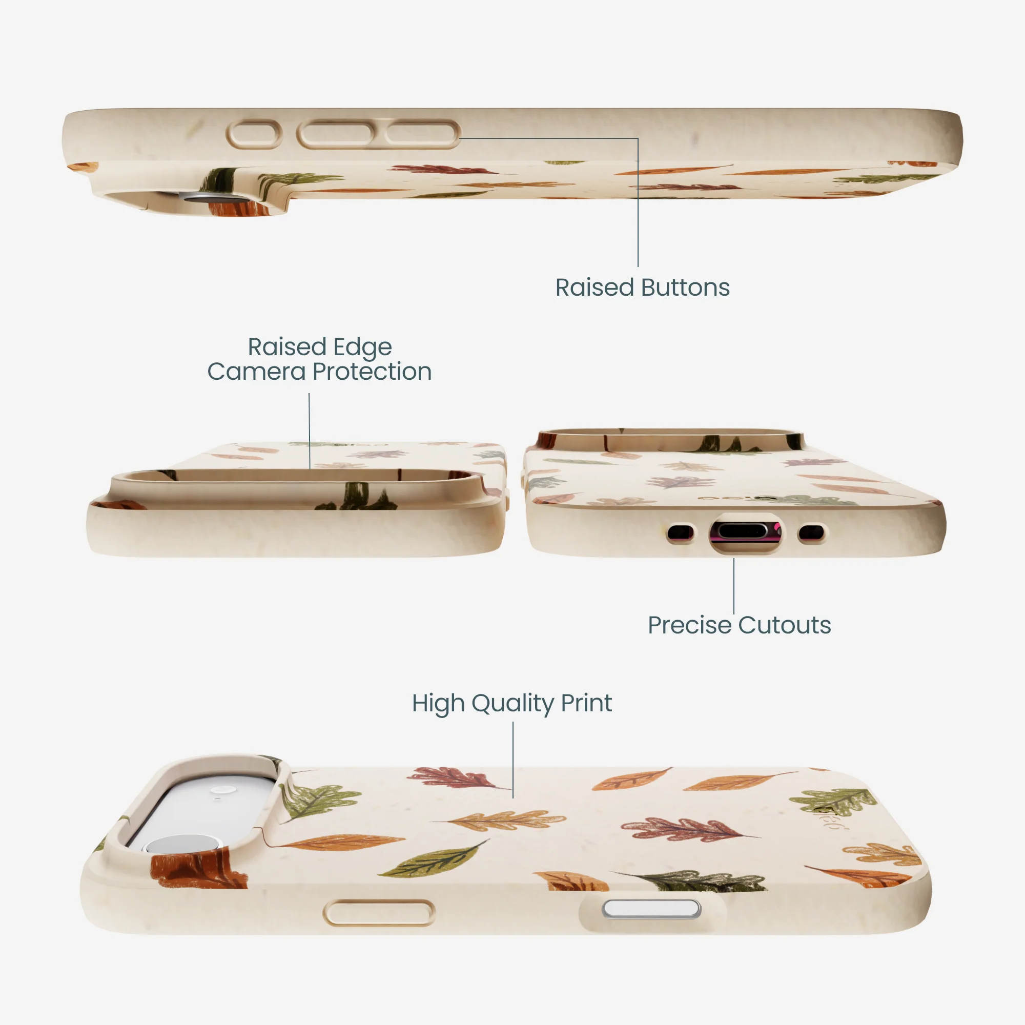 Seashell Harvest Hues iPhone Air Case - Image 3