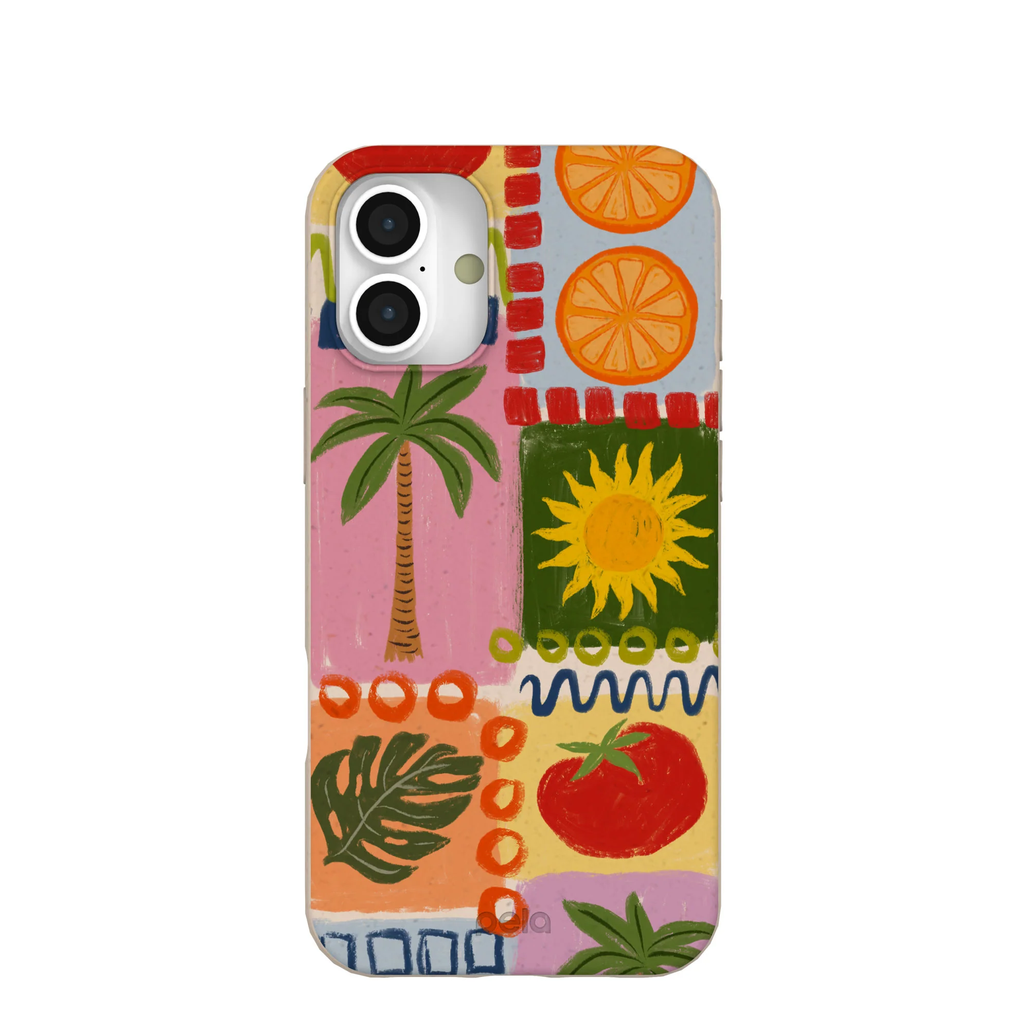 Seashell Hello Sunshine iPhone 16 Plus Case