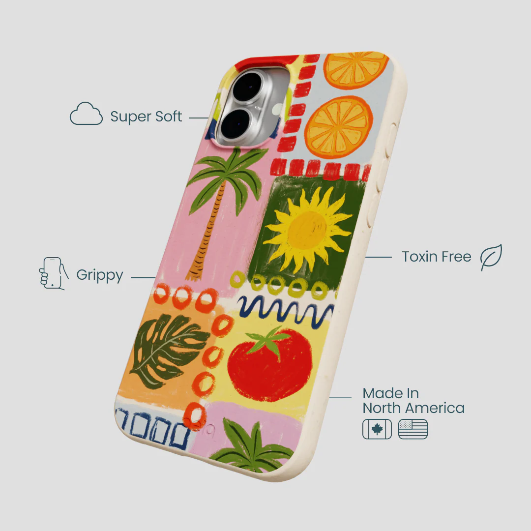 Seashell Hello Sunshine iPhone 16 Plus Case - Image 4