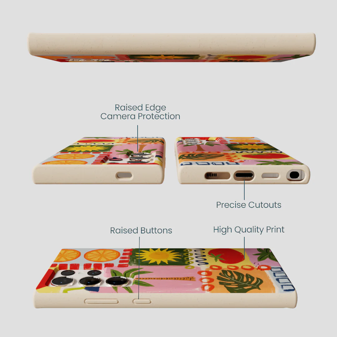 Seashell Hello Sunshine Samsung Galaxy S24 Ultra Case - Image 3