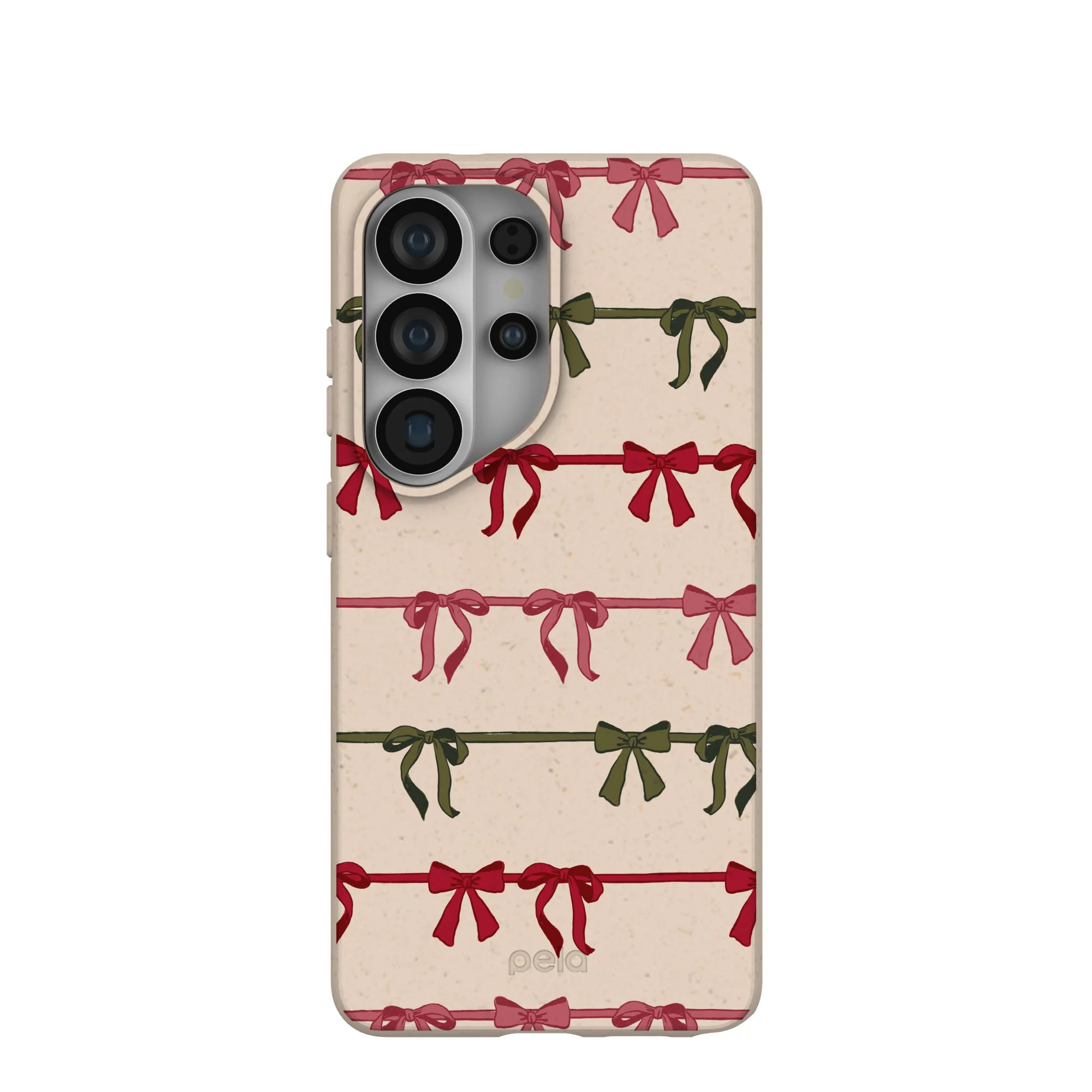 Seashell Holiday Bows Samsung Galaxy S26 Ultra Case