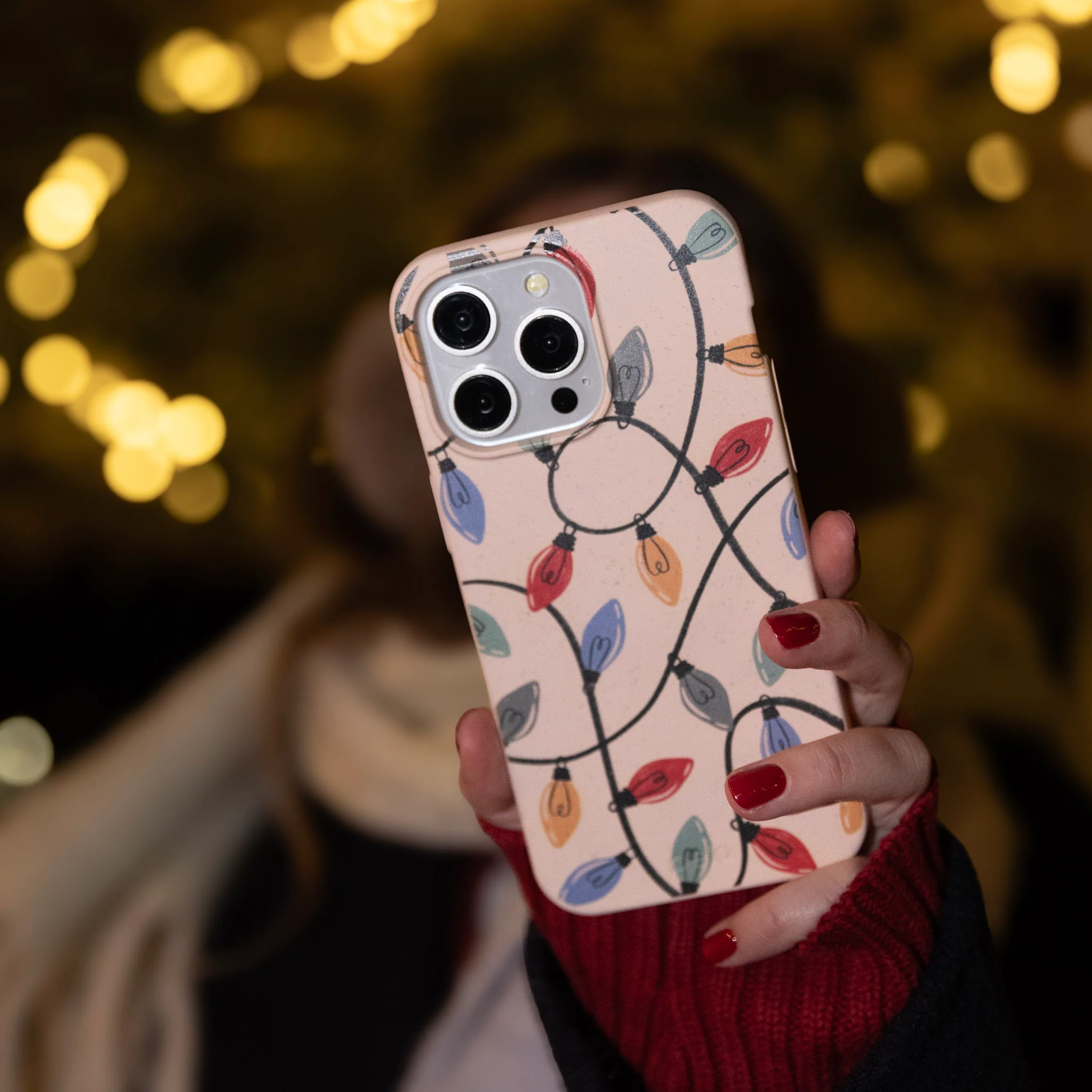 Seashell Holiday Lights Google Pixel 9a Case - Image 6