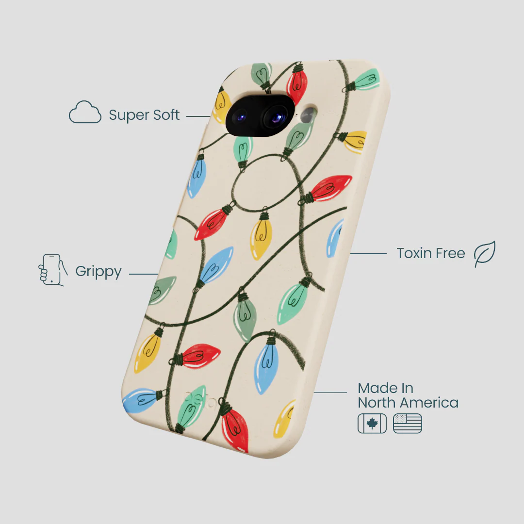 Seashell Holiday Lights Google Pixel 9a Case - Image 4