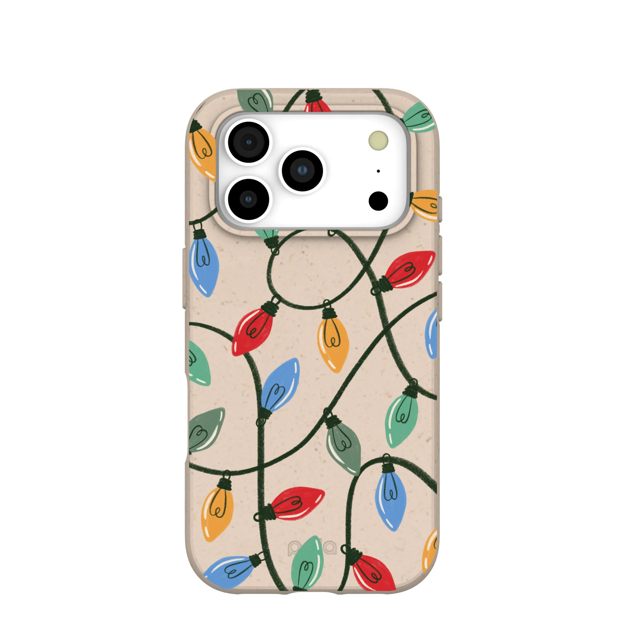 Seashell Holiday Lights iPhone 17 Pro Case
