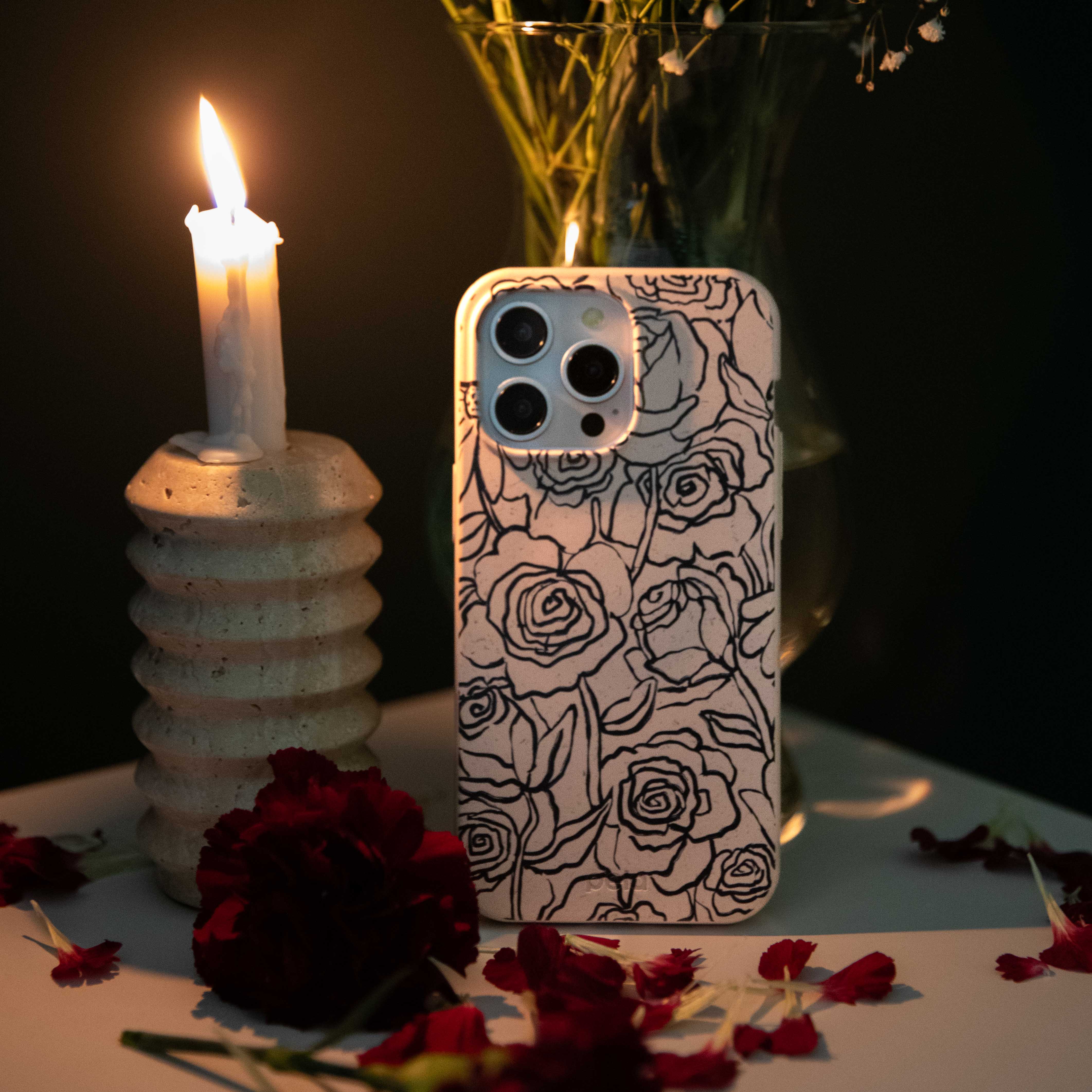 Seashell Inked Blooms Google Pixel 9a Case - Image 2