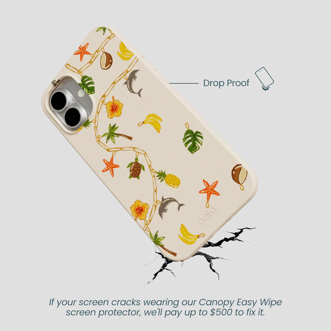 Seashell Island Charms iPhone 16 Plus Case - Image 5