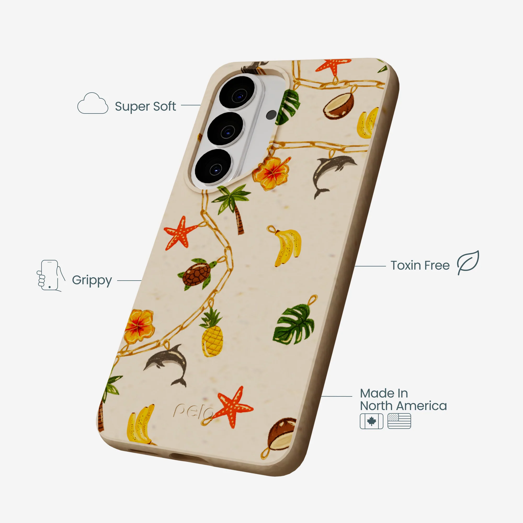Seashell Island Charms Samsung Galaxy S26 Case - Image 3