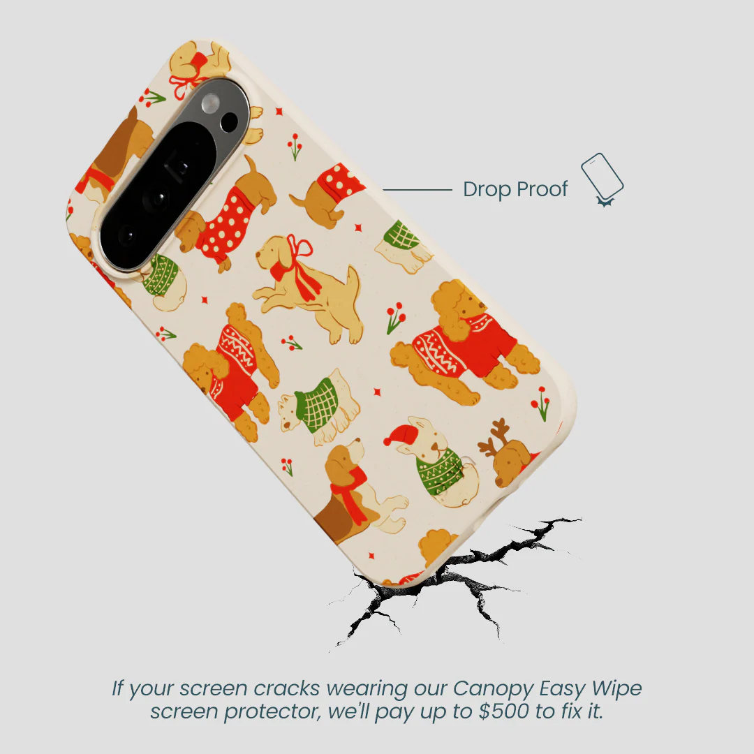 Seashell Jolly Doggos Google Pixel 10 Pro XL Case - Image 5