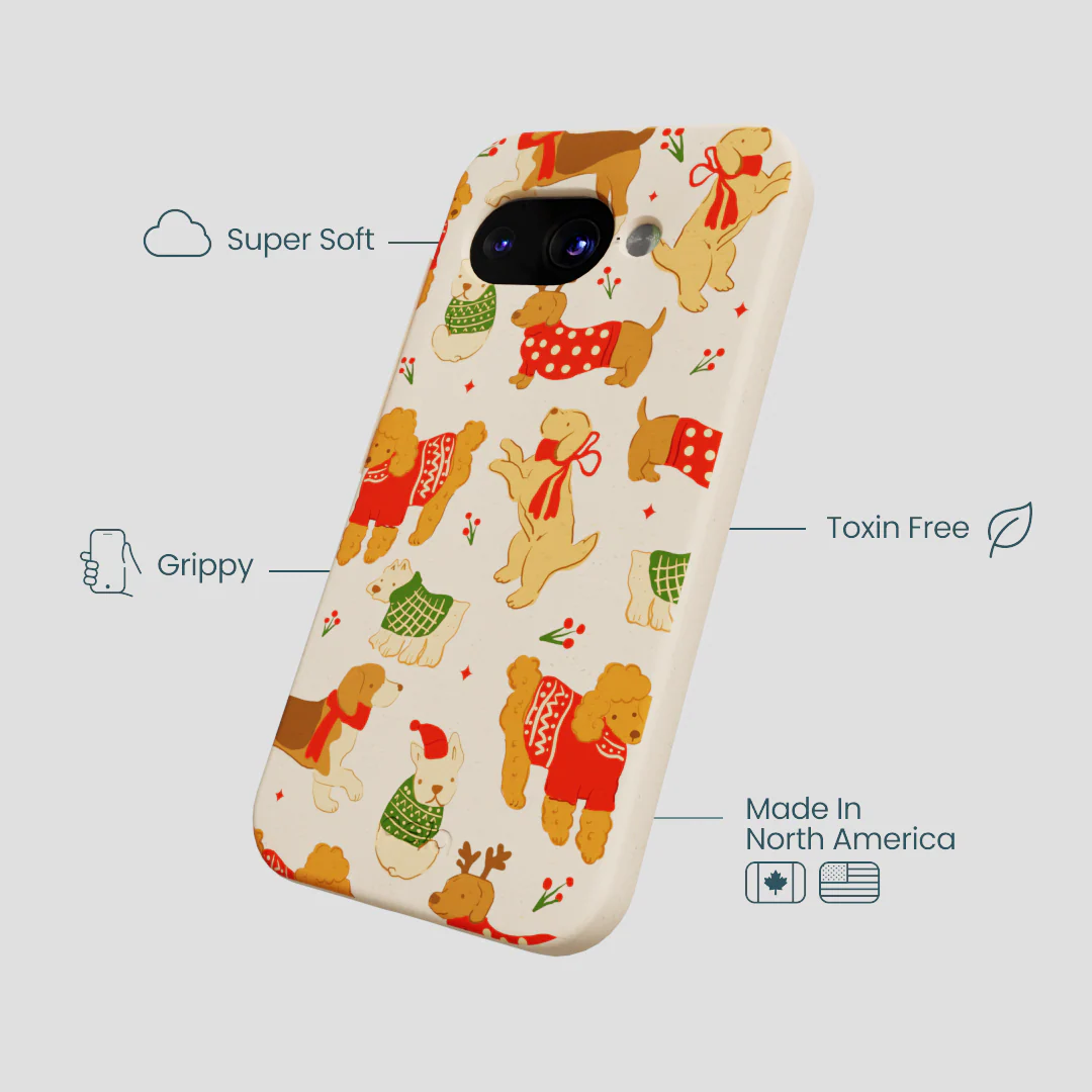 Seashell Jolly Doggos Google Pixel 9a Case - Image 4