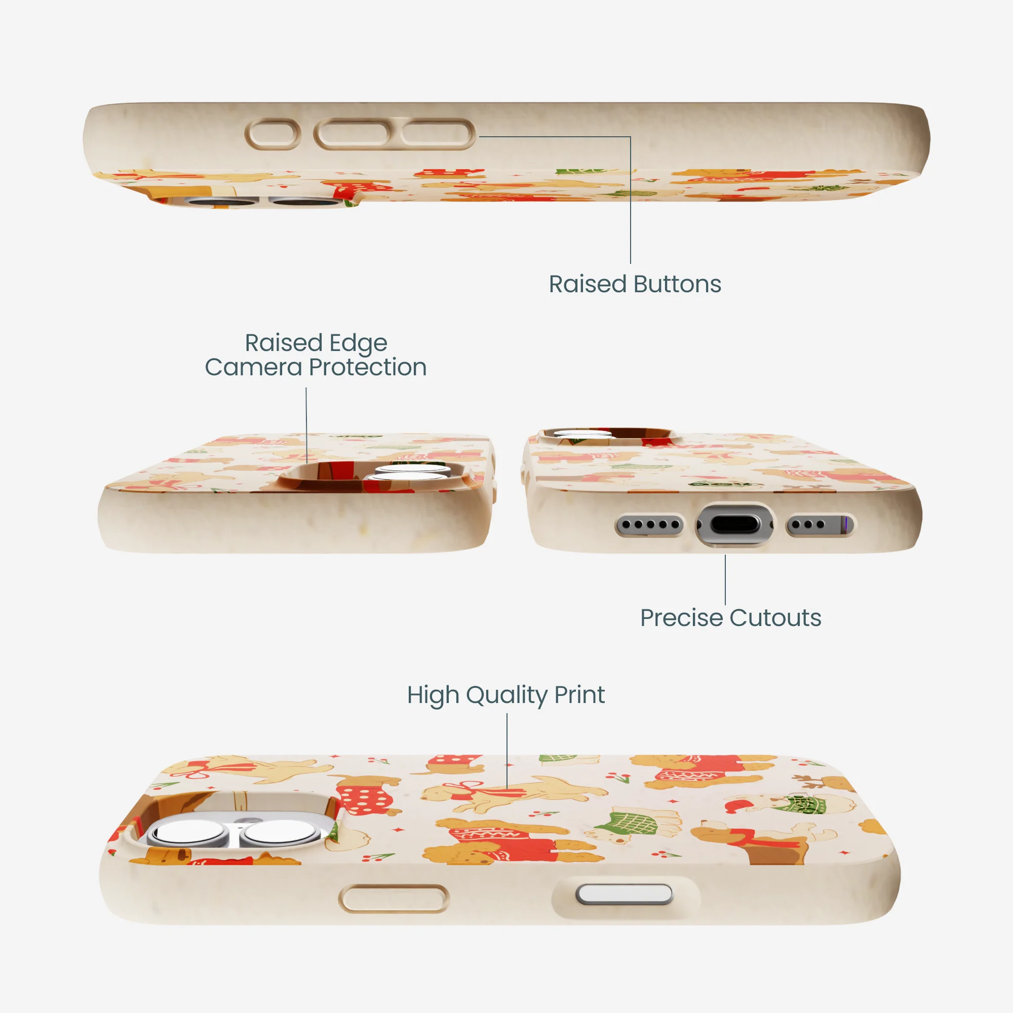 Seashell Jolly Doggos iPhone 17 Case - Image 3