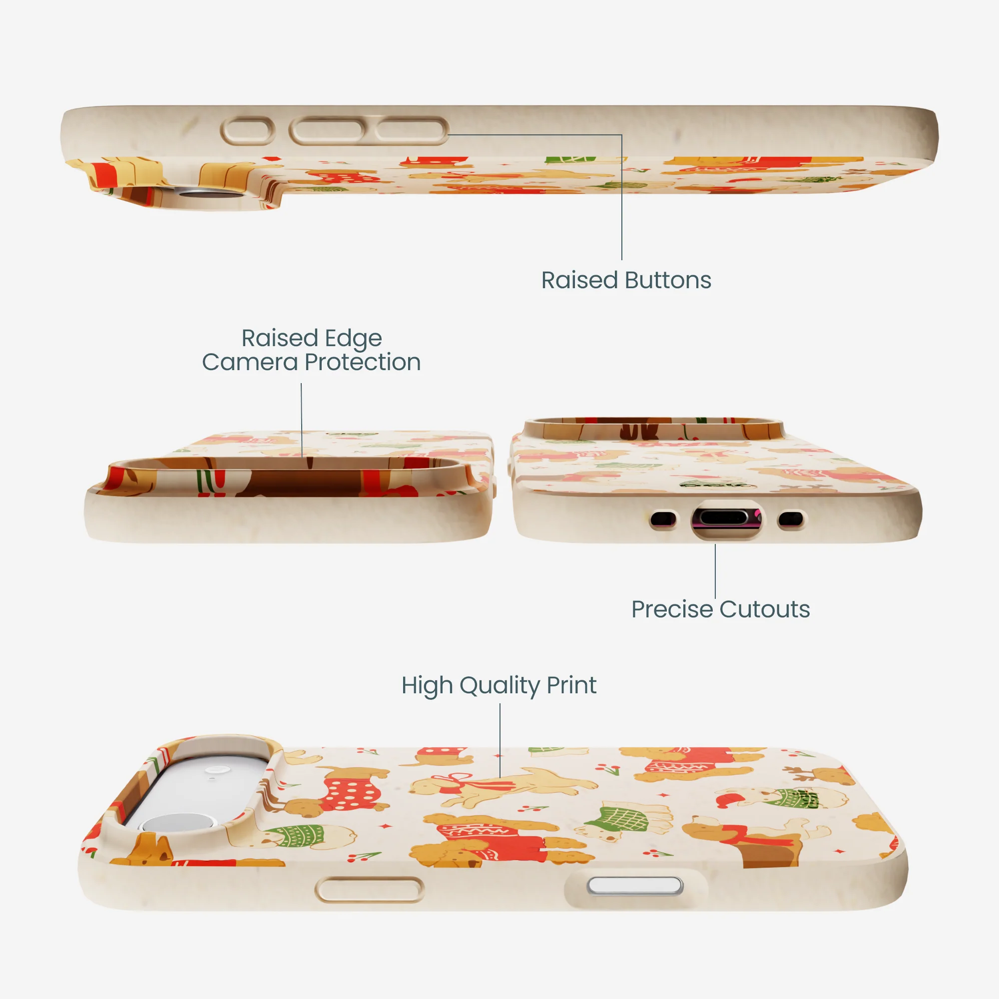 Seashell Jolly Doggos iPhone Air Case - Image 3