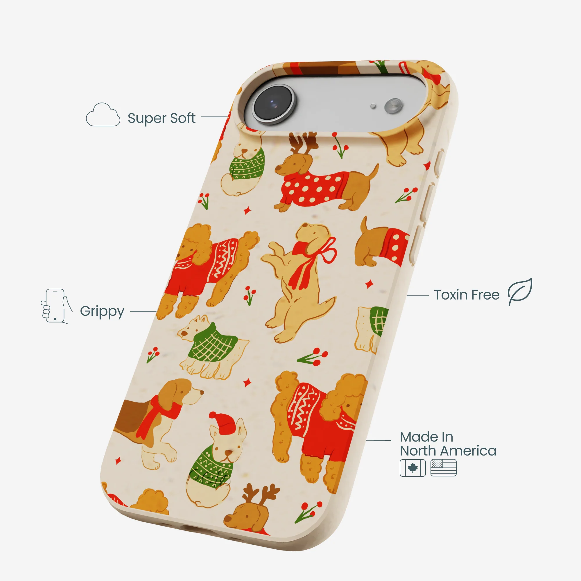 Seashell Jolly Doggos iPhone Air Case - Image 4