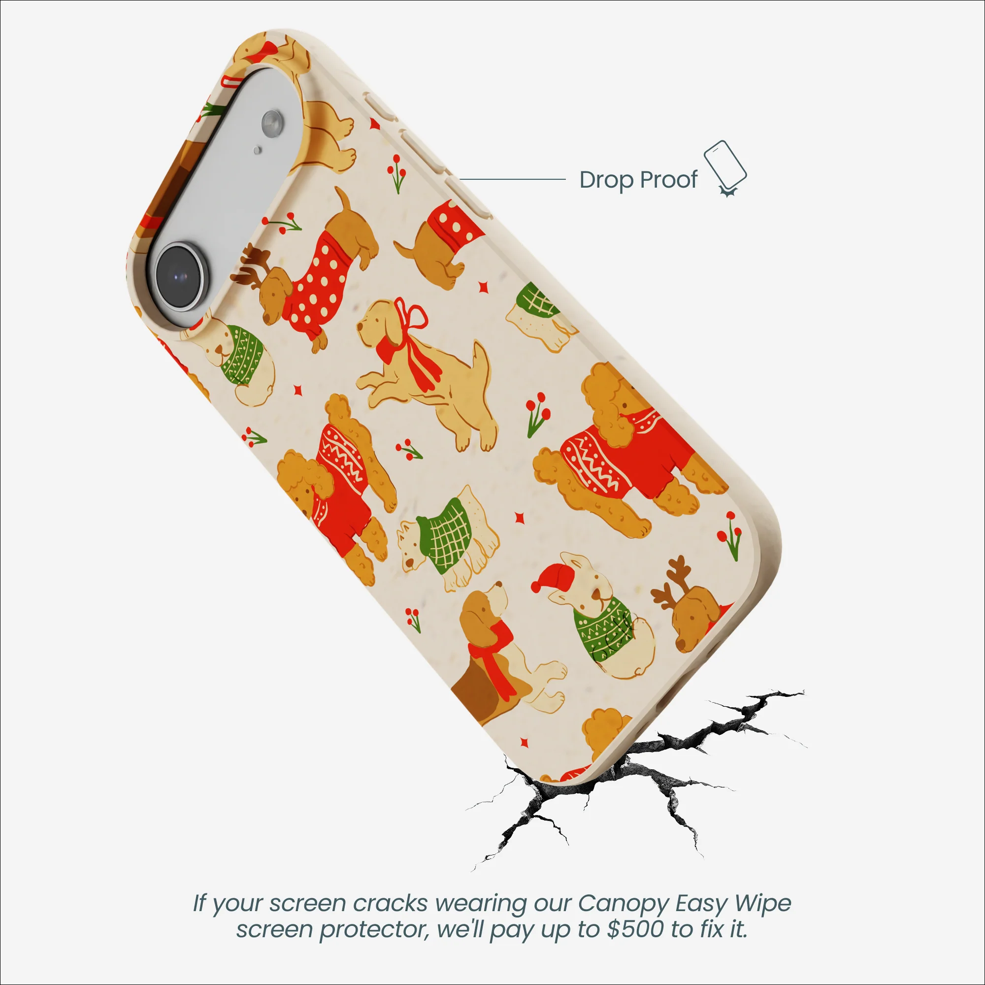 Seashell Jolly Doggos iPhone Air Case - Image 5