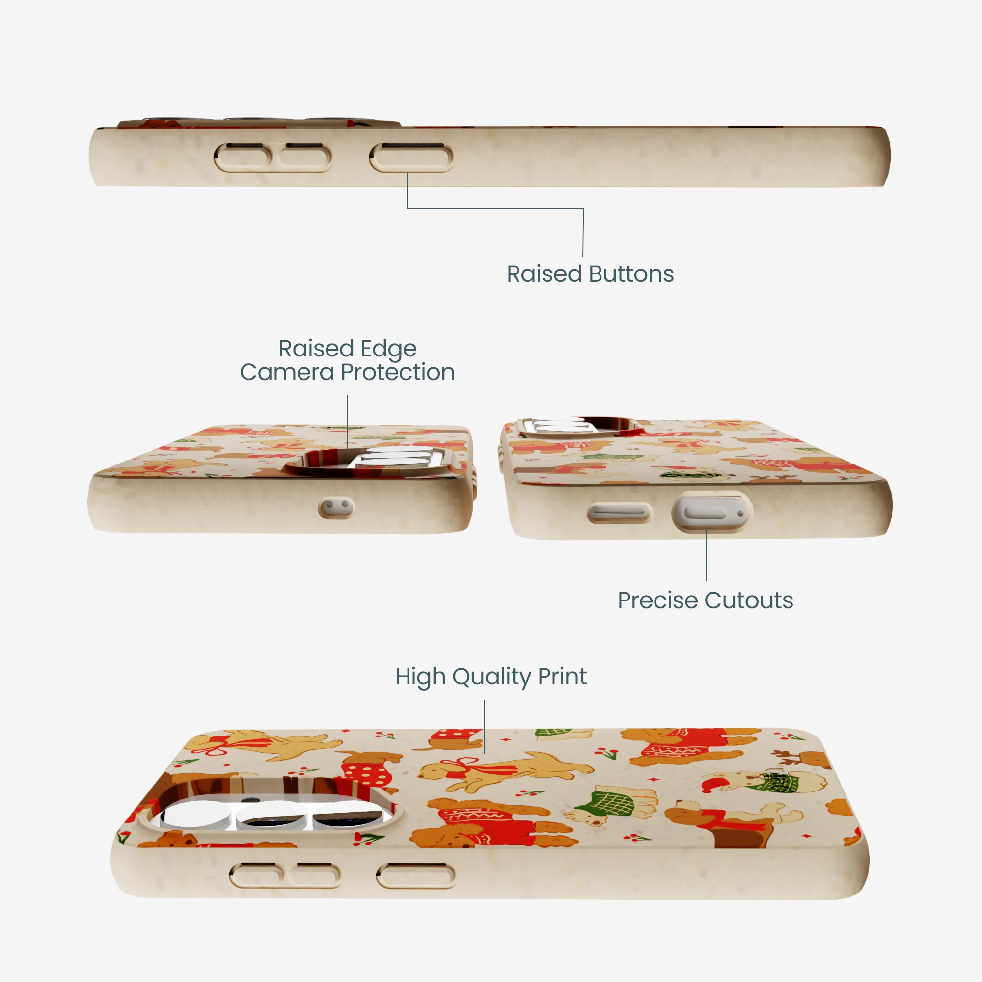 Seashell Jolly Doggos Samsung Galaxy S26 Case - Image 3
