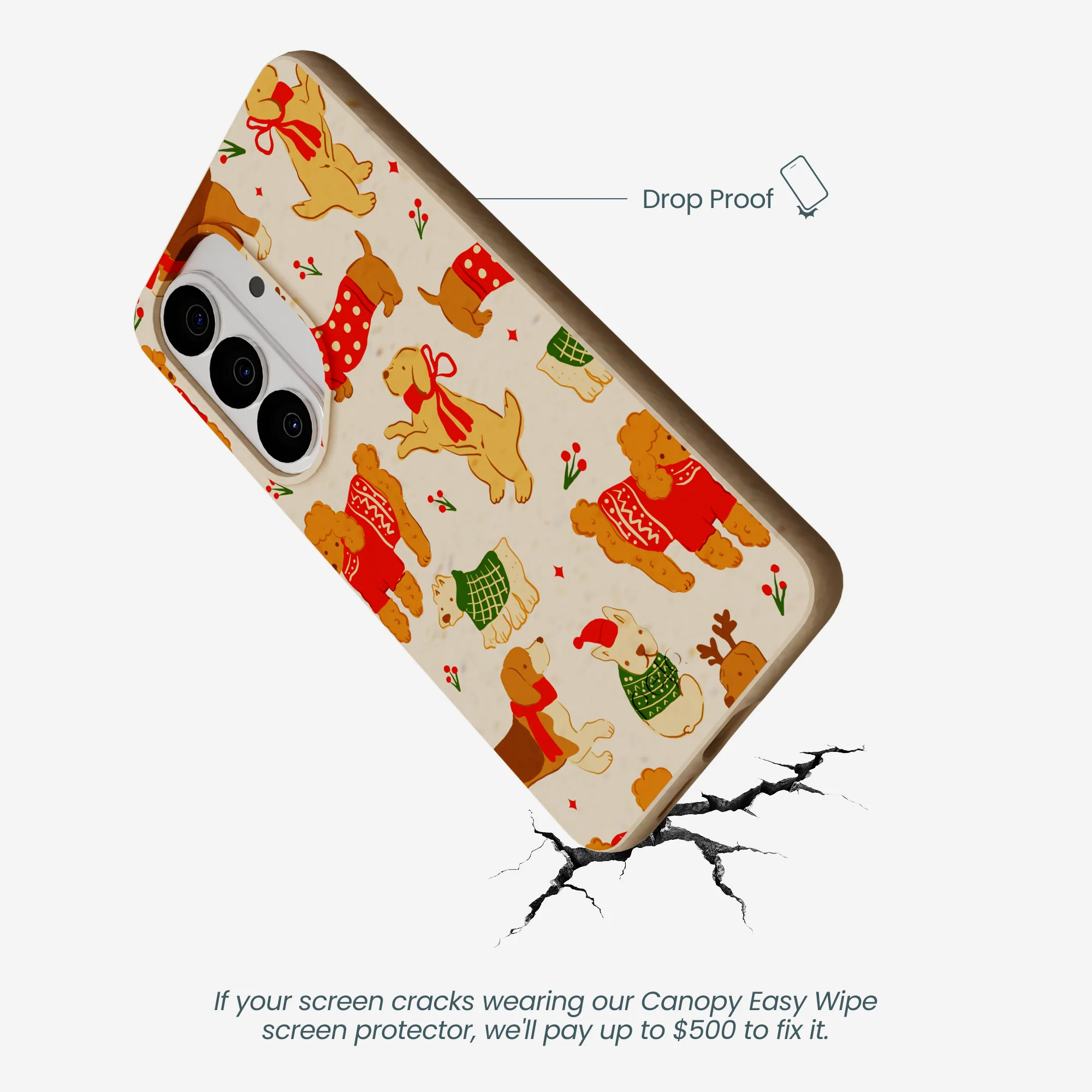 Seashell Jolly Doggos Samsung Galaxy S26 Case - Image 5