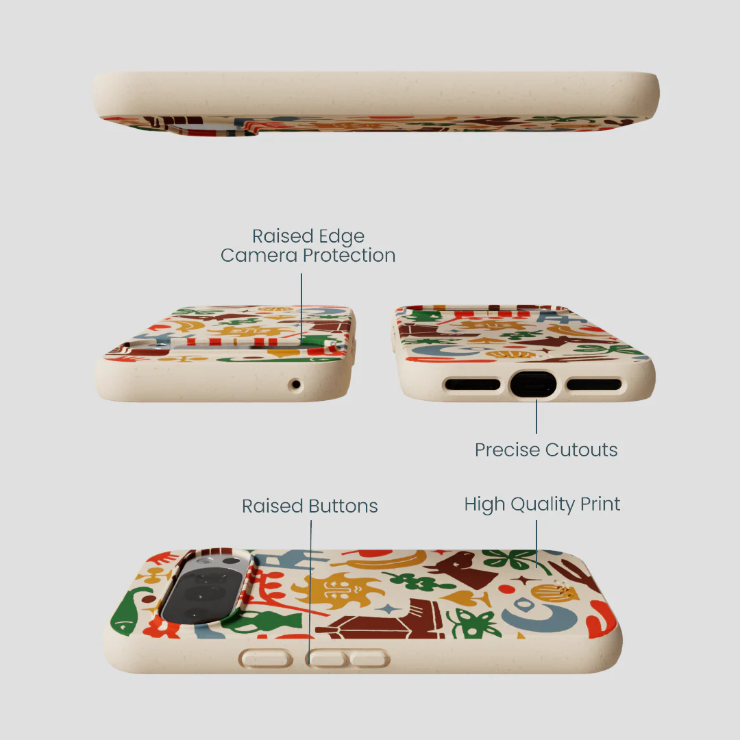 Seashell Junk Drawer Google Pixel 10/10 Pro Case - Image 3