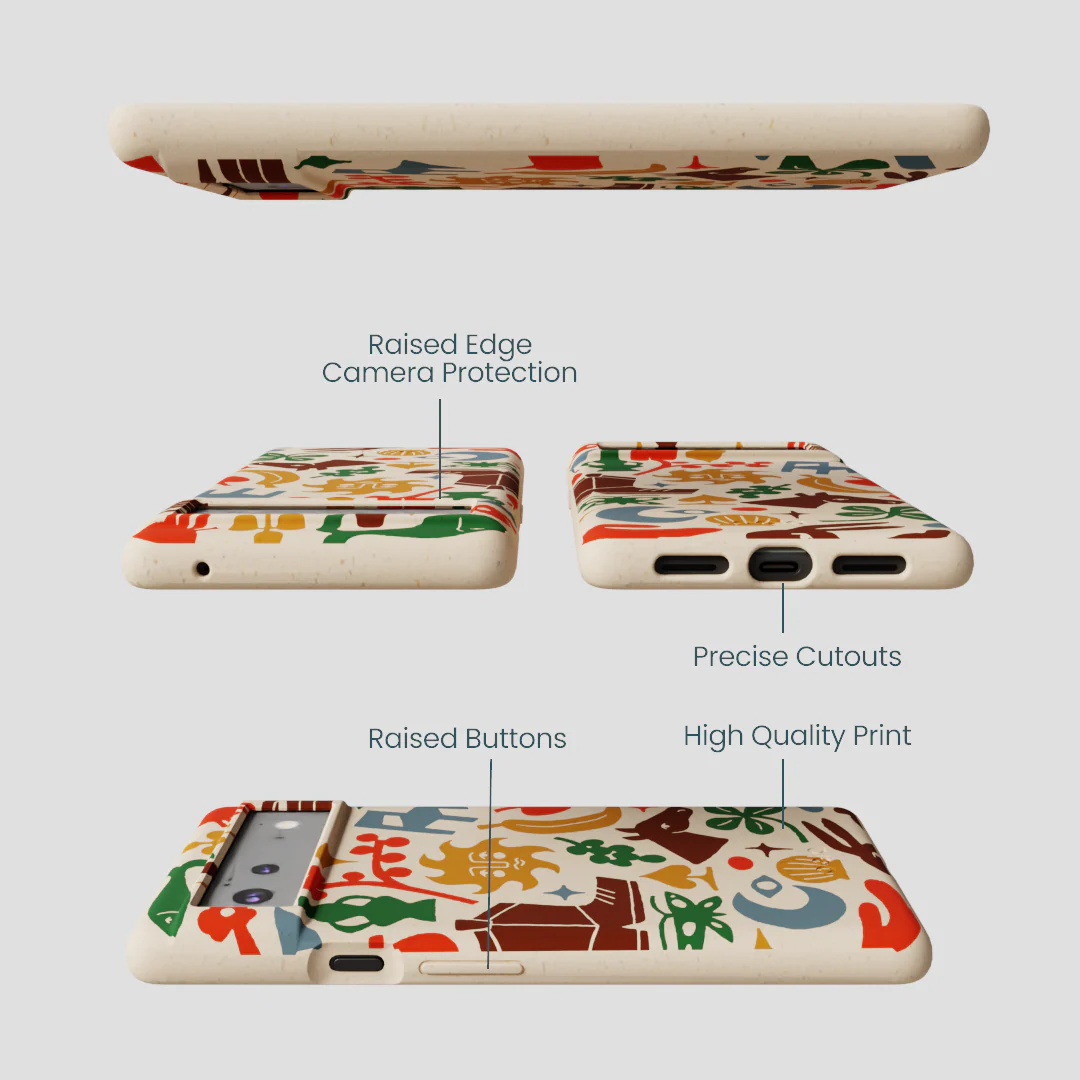 Seashell Junk Drawer Google Pixel 6 Case - Image 3