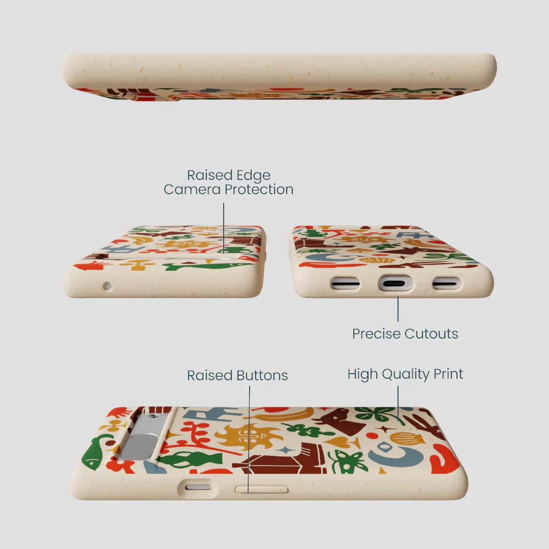 Seashell Junk Drawer Google Pixel 7 Case - Image 3