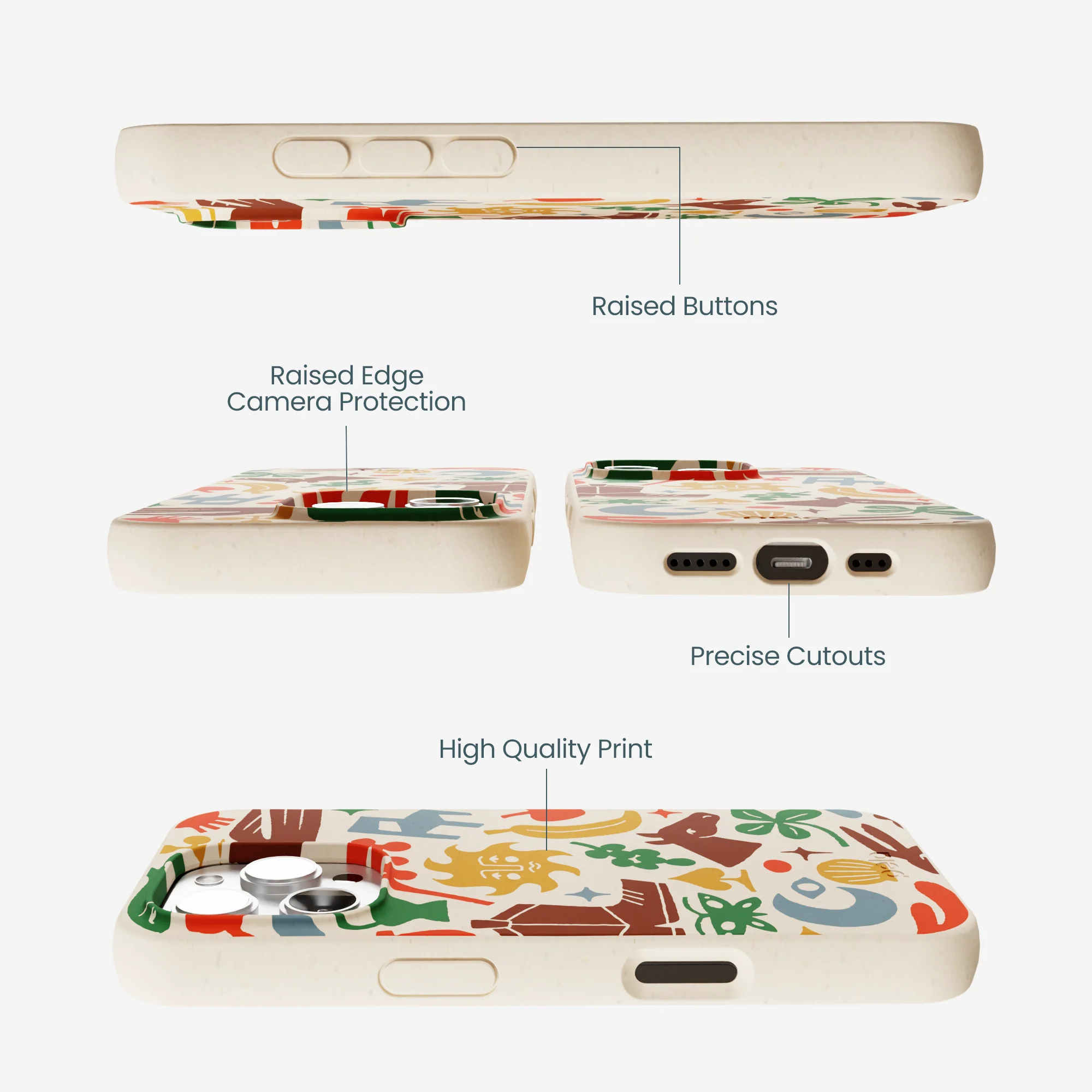 Seashell Junk Drawer iPhone 16 Pro Max Case - Image 3