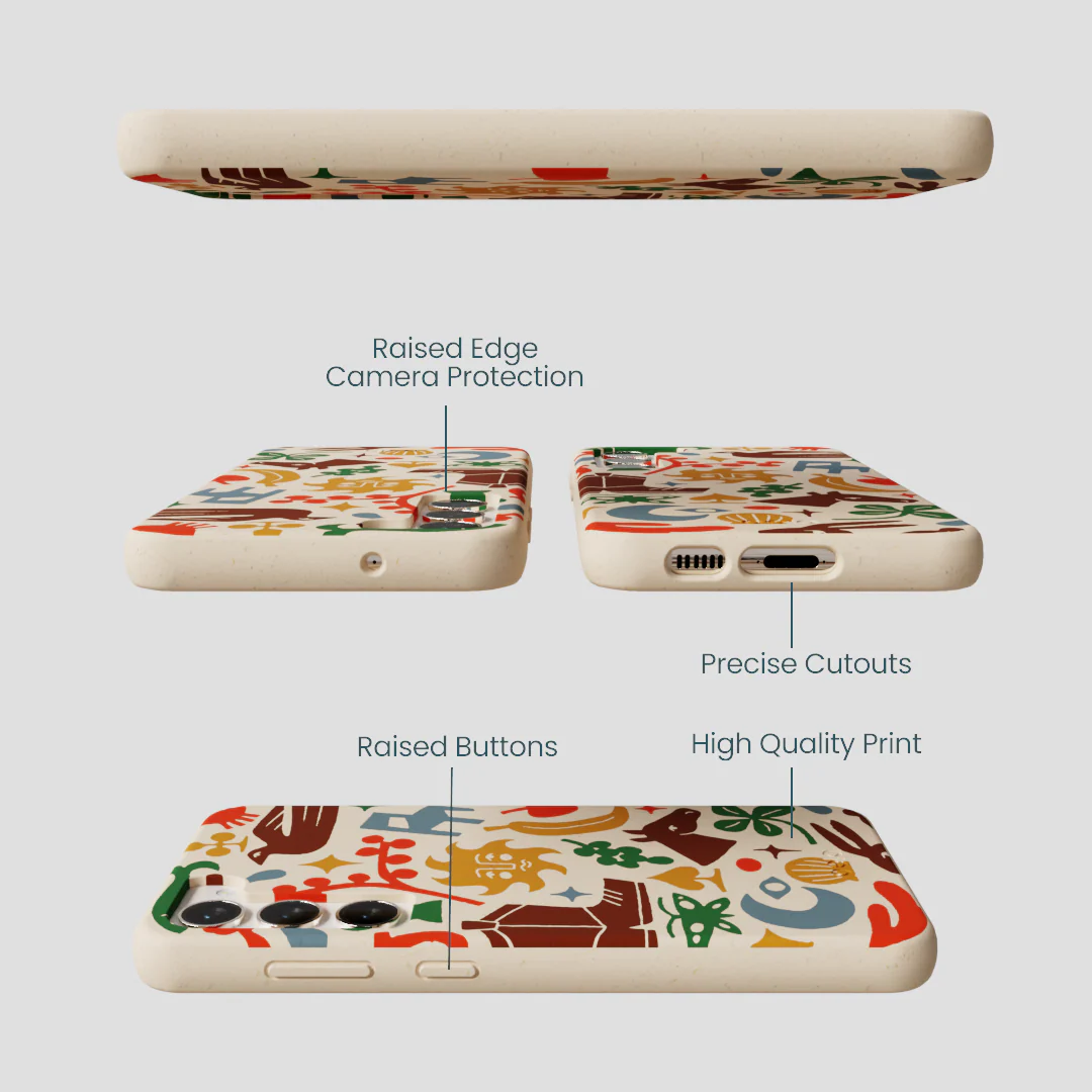Seashell Junk Drawer Samsung Galaxy S23+(Plus) Case - Image 3