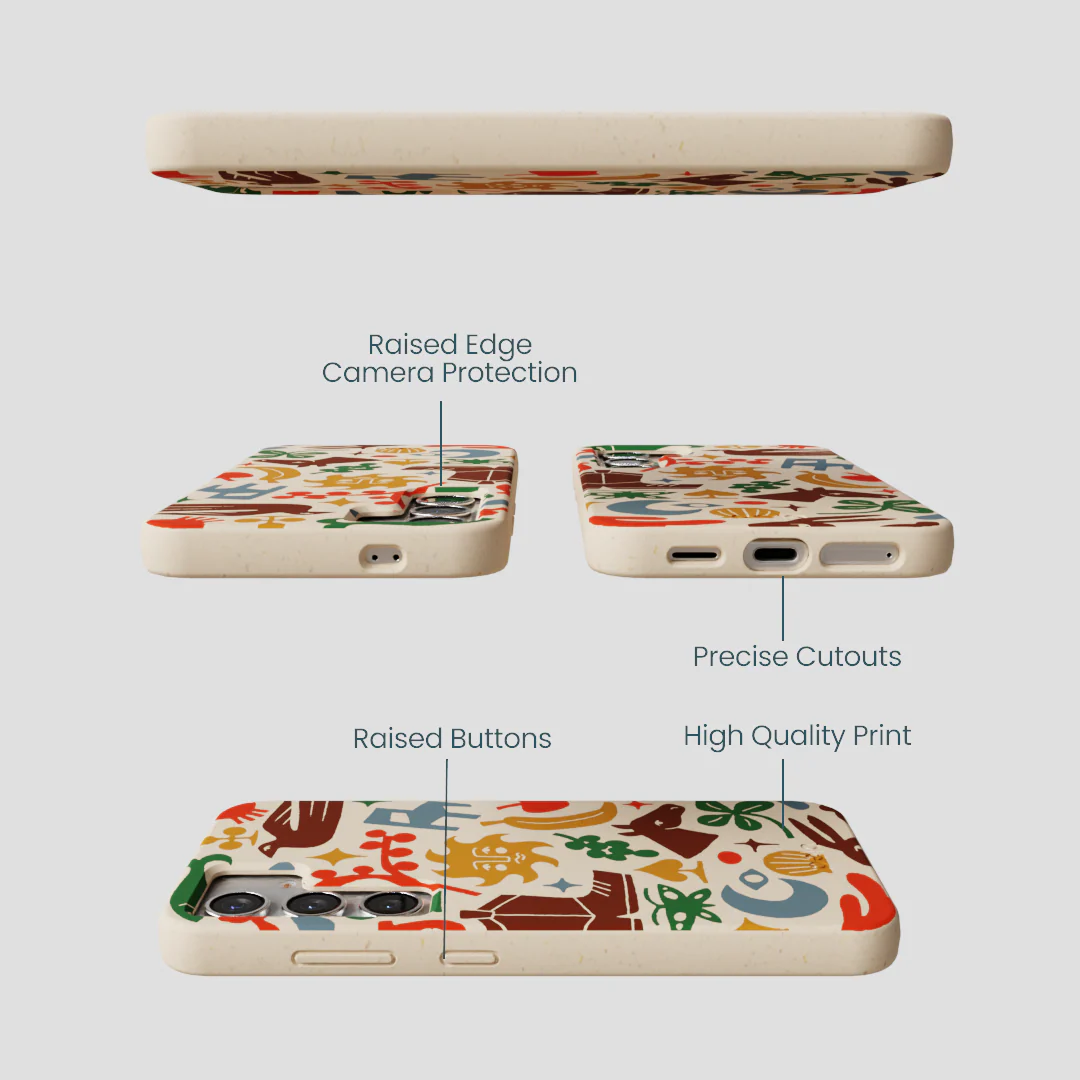 Seashell Junk Drawer Samsung Galaxy S25 Case - Image 3