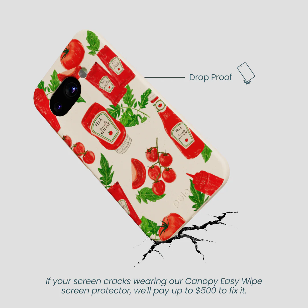 Seashell Ketchup Party Google Pixel 9a Case - Image 5